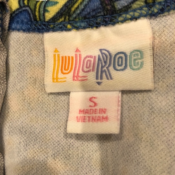 B2 Amelia dress by LuLaRoe blue paisley S - Picture 6 of 7